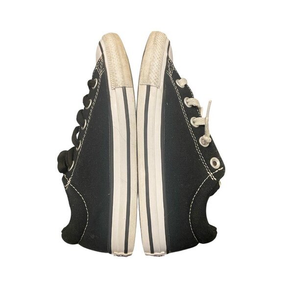 Converse All Star Kids Knit Slip Sneakers Black/White Youth Size 2.5 - Picture 6 of 8